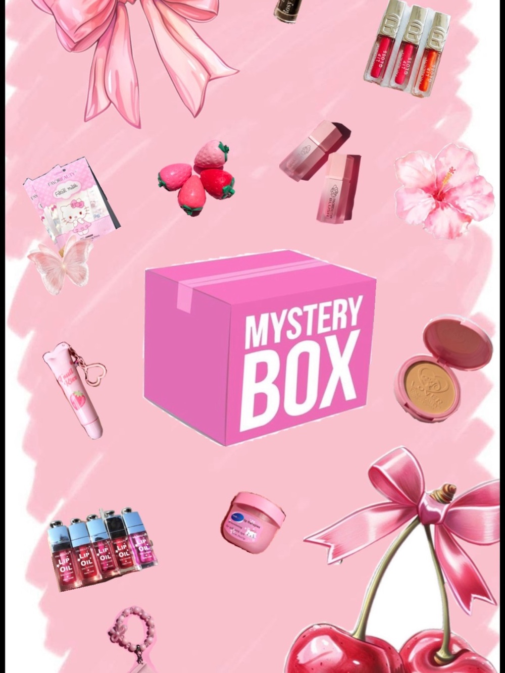 Pink Mystery Box Women’s Makeup Collection